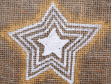 Knitted Star Beach Pouch