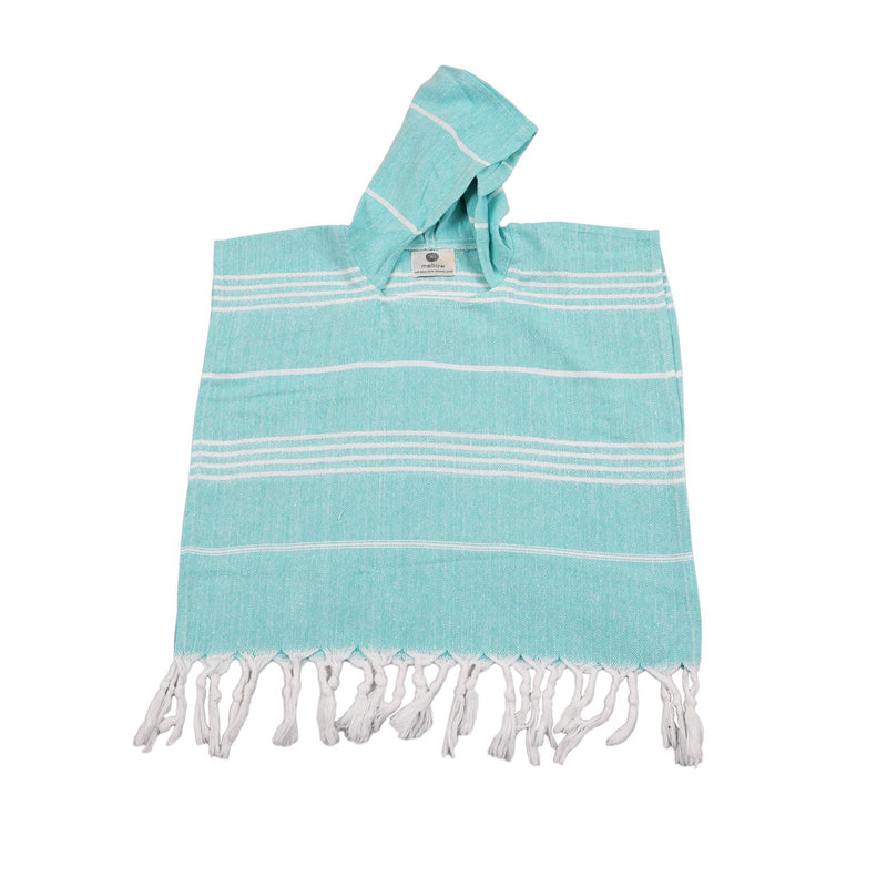 Kids Poncho - Turquoise (3-5Y)