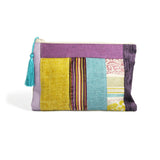 Turq Boho Patchwork Pouch