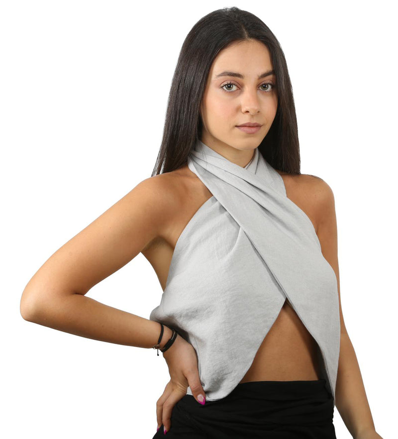 LA Self Knot Top - Cloudy Grey