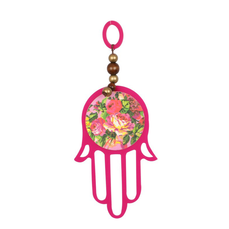 Magenta 'Fatima hand' Wall Hanging