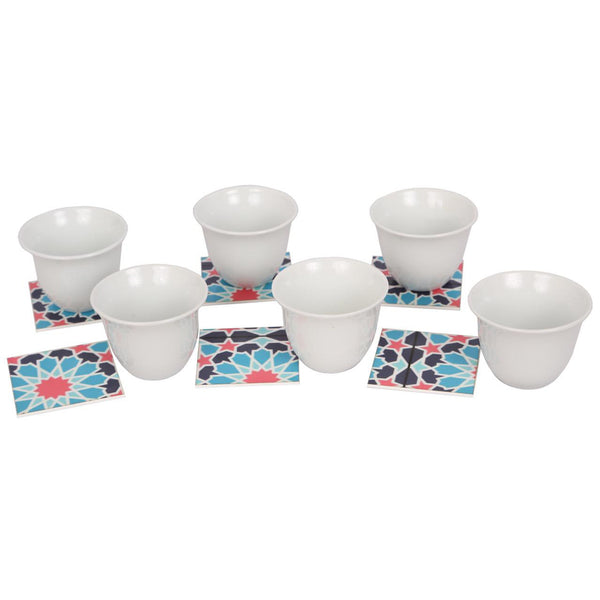 Blue Chaffé Cups set