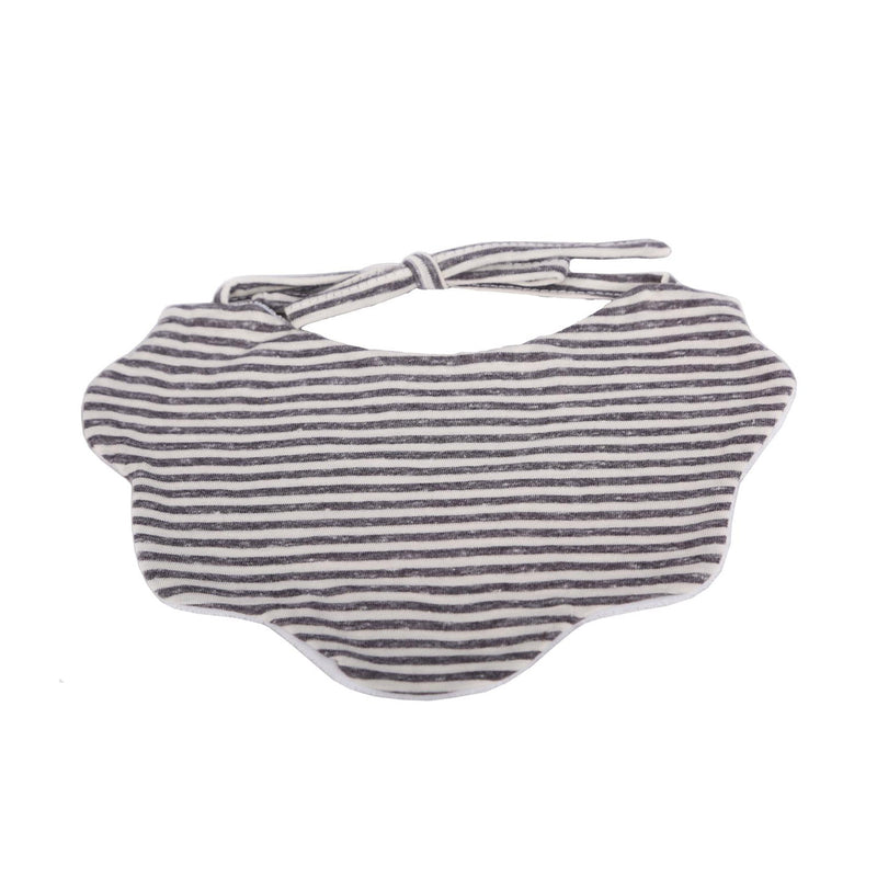 Grey Stripes Cloudy Bib