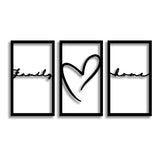 Family Love Home - Wood Frames