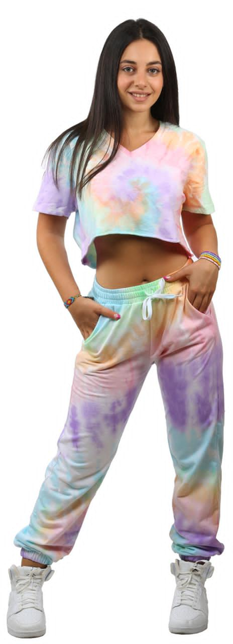 Rainbow Tie Dye Trousers