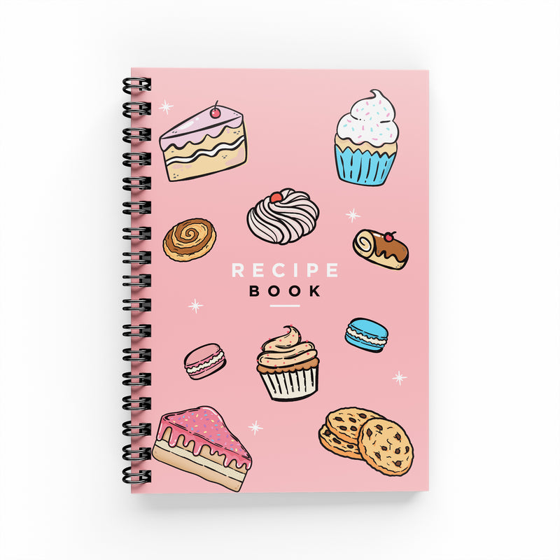 Pink Baking Recipe Book