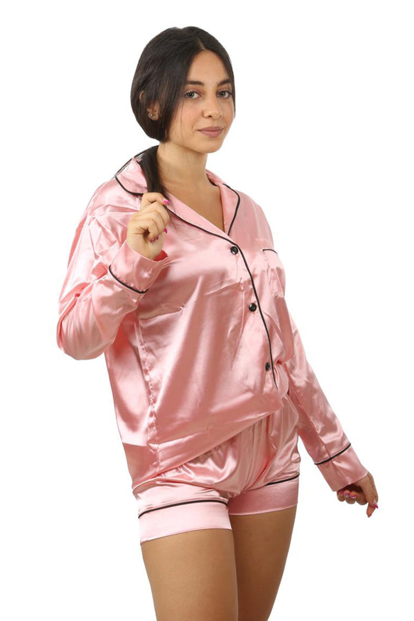 Rosewater Light Pink Pyjama Set