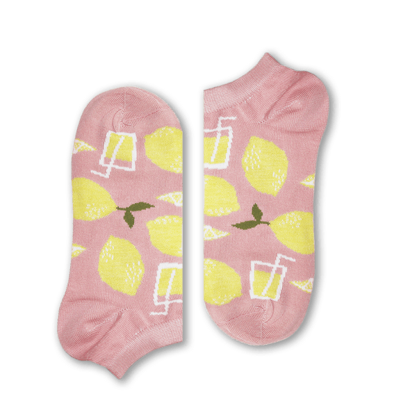 Lemonade Pink Short Socks