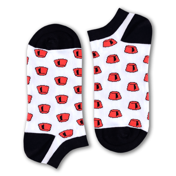 Tarbouch (White) Short Socks