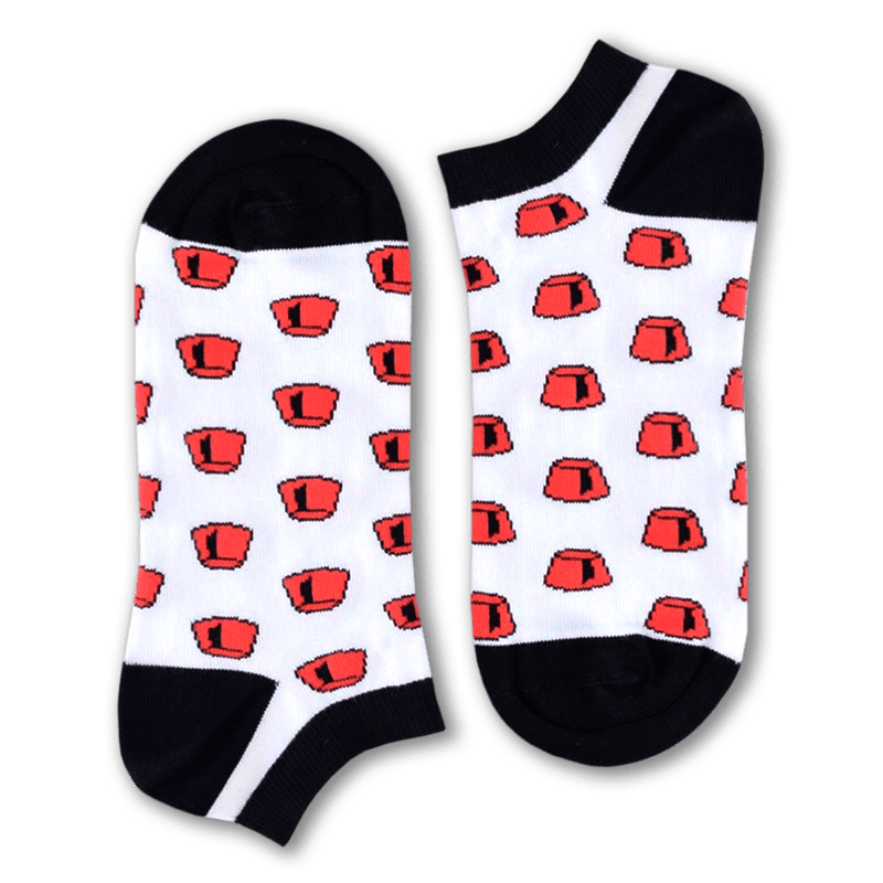 Tarbouch (White) Short Socks