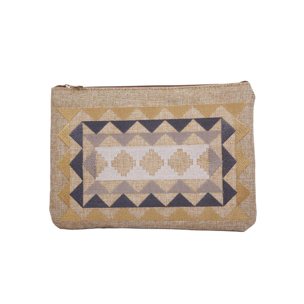 Embroided Sadu Patterns Clutch