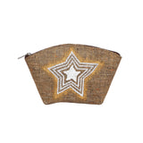 Knitted Star Beach Pouch