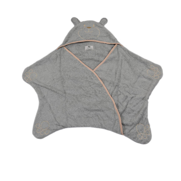 Teddy Bear Towel - Grey