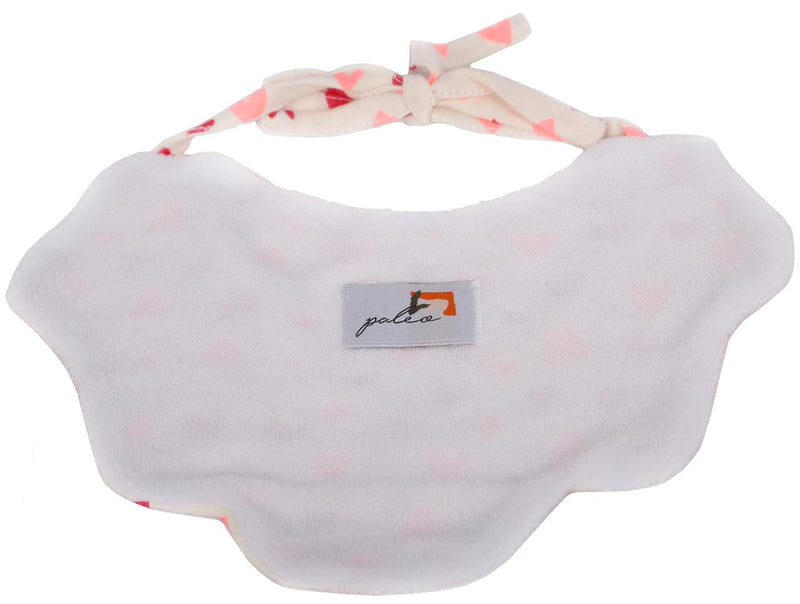 Heart Pink Cloudy Bib