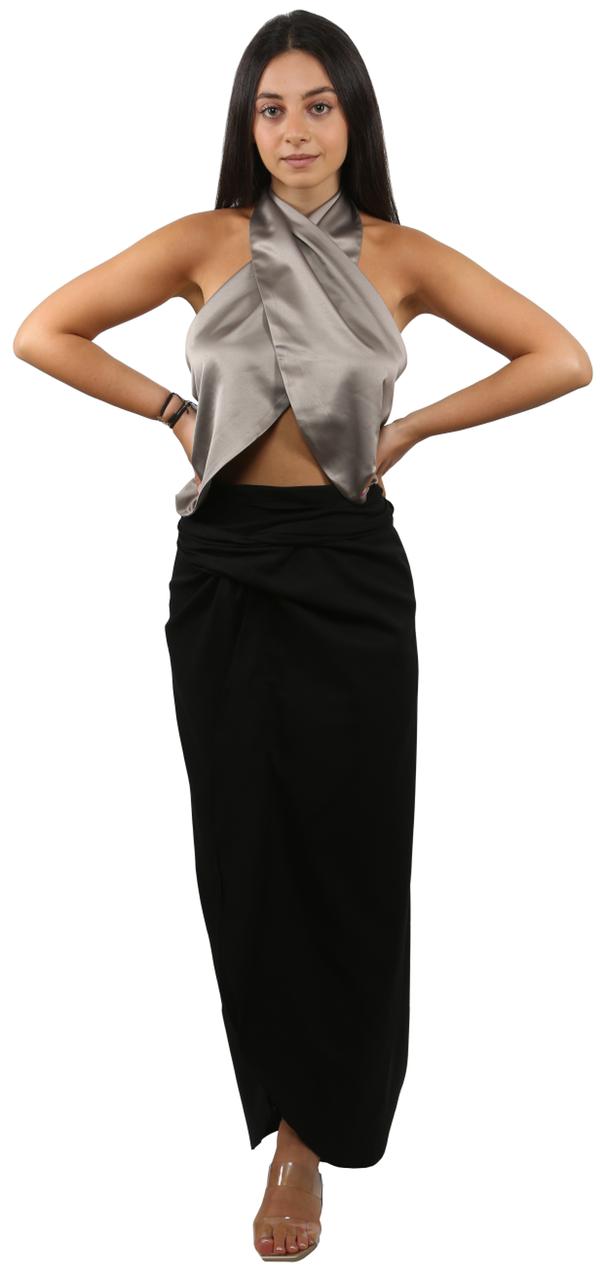 New York Skirt - Charcoal Black