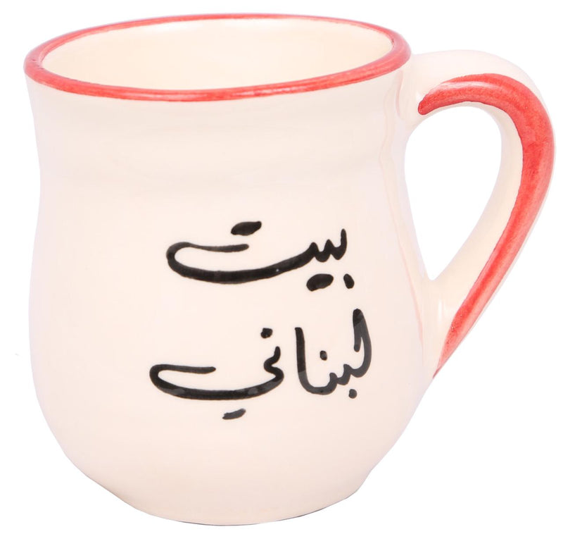 Lebanese House Mug - Red