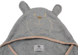 Teddy Bear Towel - Grey