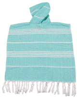 Kids Poncho - Turquoise (3-5Y)