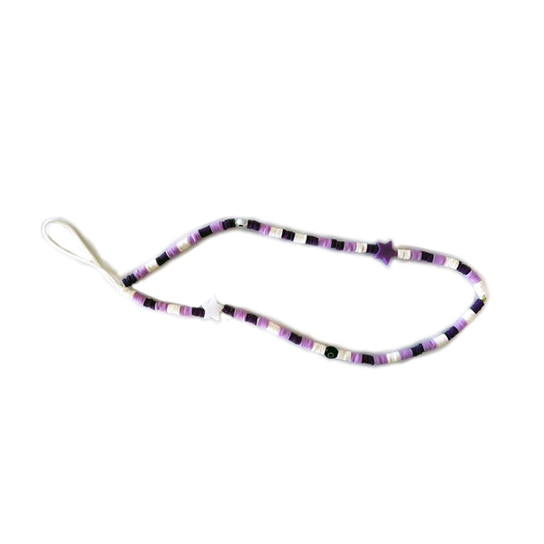 Purple Short Phone Strap