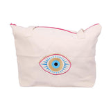 Pink Eye Beach Bag