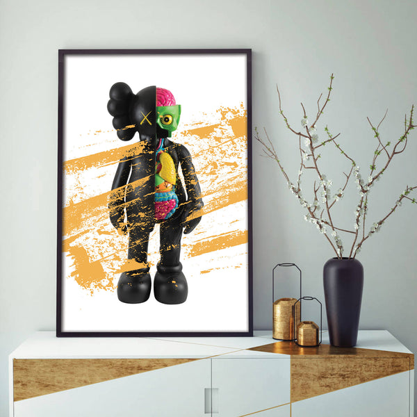 KAWS Companion with a twist Frame