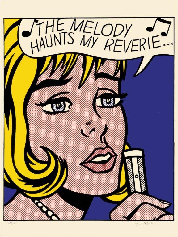 The Melody Haunts My Reverie - Roy Lichtenstein Frame