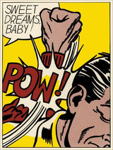 Sweet Dreams Baby - Roy Lichtenstein Frame