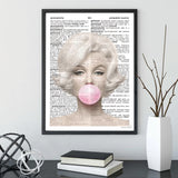 Dictionary Print – Marilyn Monroe Frame