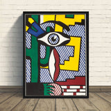 American Indian Theme III - Roy Lichtenstein Frame