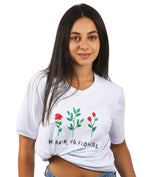 No Rain No Flowers White T-Shirt